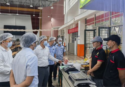 大观区来校督导食品安全工作
